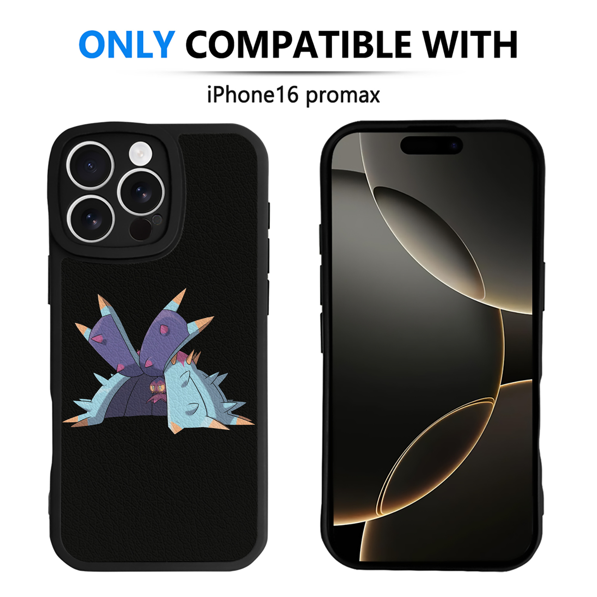 （画像用） ポケットモンスター Pokémon 【iPhone 16シリーズ対応】シリコンスマホケース（レザー調） 材質：シリコン
